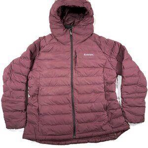 Simms ExStream Hoody Insulated Jacket‎ Womens XXL Purple Puffer Full Zip